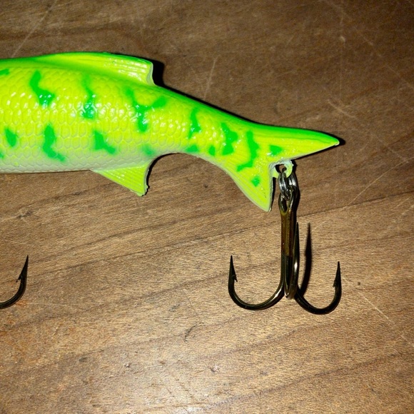 Good used condition , vintage Luhr Jensen Rockwalker 3/4 oz fishing lure - Picture 5 of 8